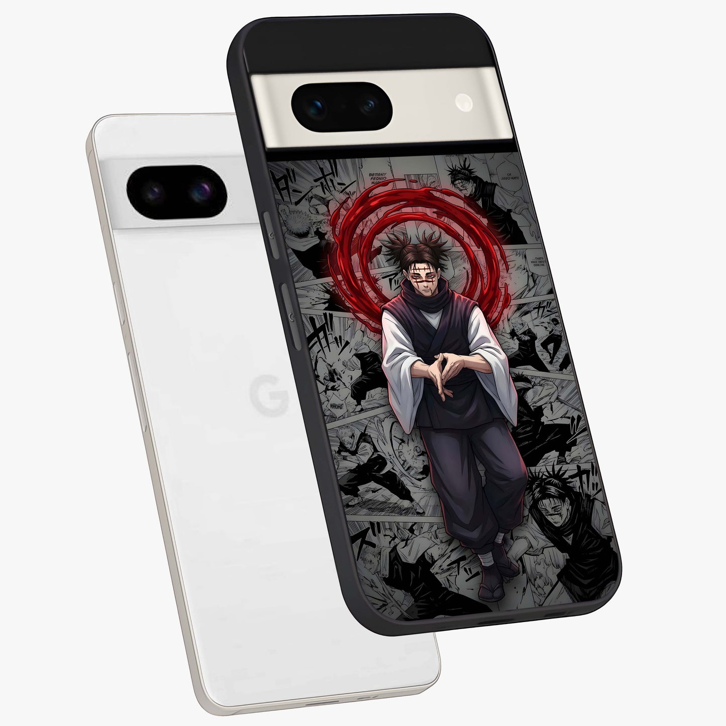 Cursed Ritual Ascension Glass Case displayed in angled mockup highlighting mystical ritual illustration with supernatural aesthetic.