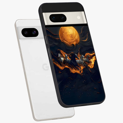 Golden Royal Heritage Glass Case displayed in angled mockup highlighting luxurious heritage design with golden aesthetic style.