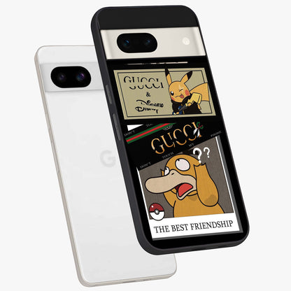 Gucci Play Mashup Glass Case displayed in angled mockup highlighting stylish fashion mashup design with bold aesthetic.