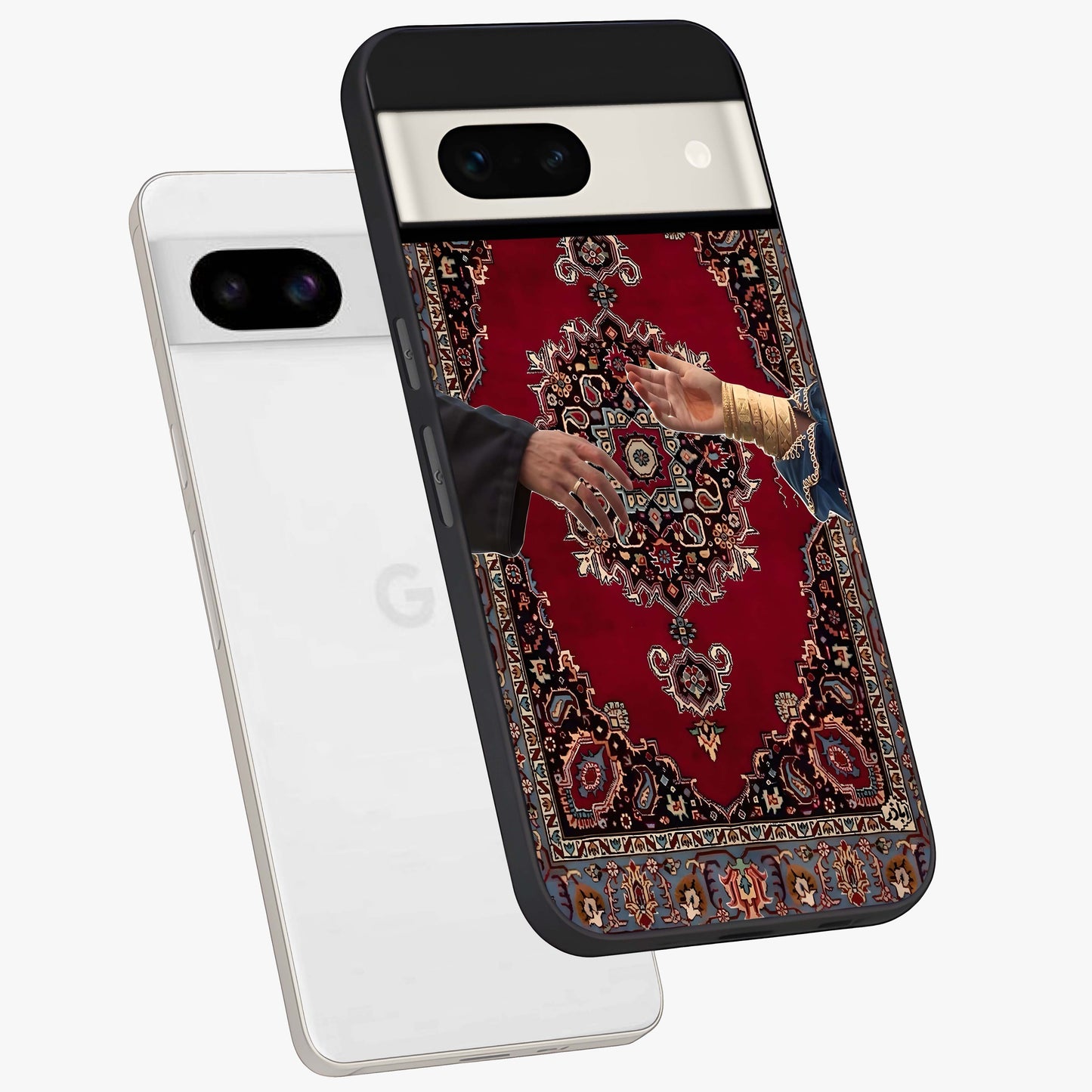 Royal Touch Reach Glass Case displayed in angled mockup highlighting sophisticated design with refined luxury aesthetic.