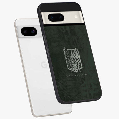 Wings Of Freedom Glass Case displayed in angled mockup highlighting graceful wing design with inspirational aesthetic.