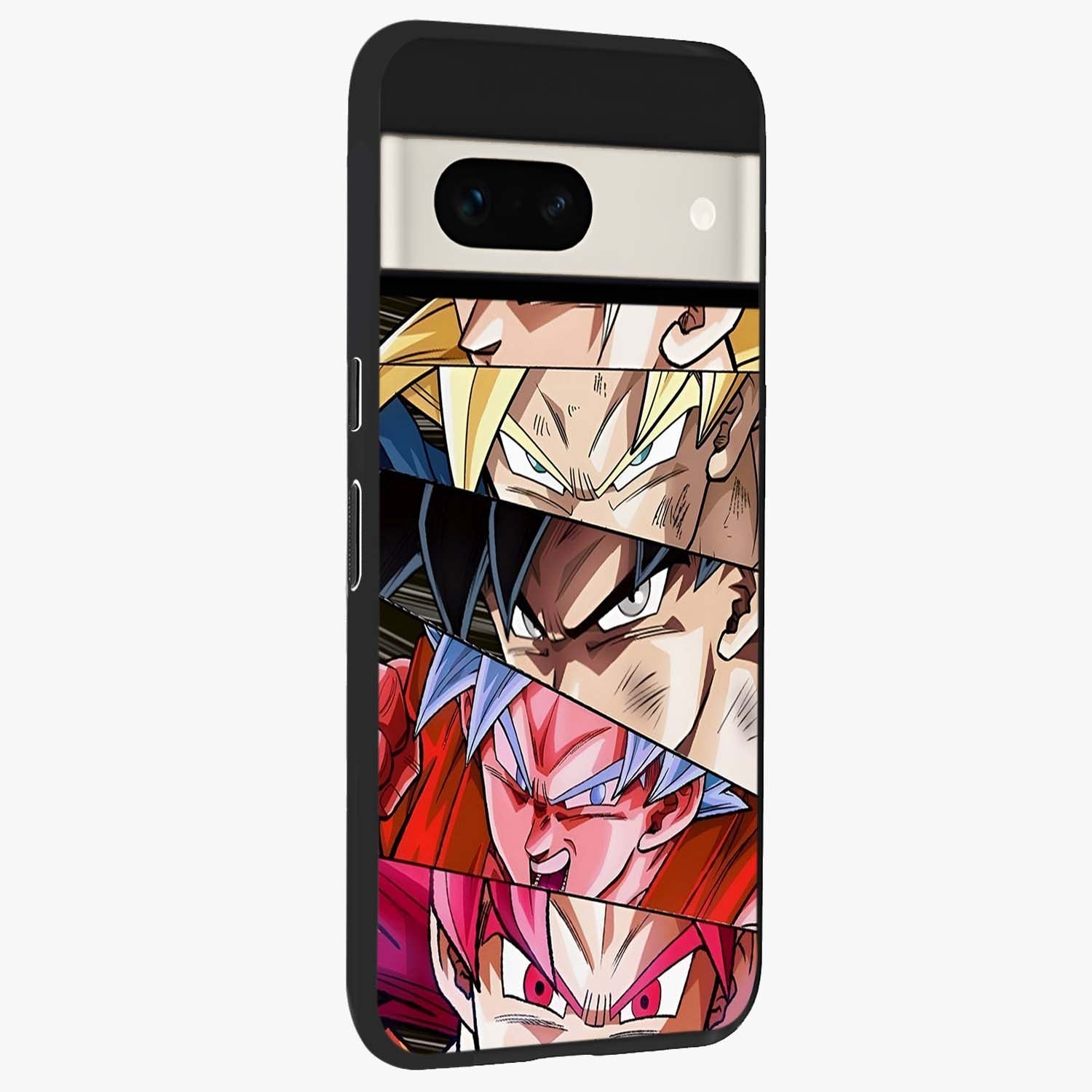 Anime Character Glass Case upright view showcasing expressive anime artwork with bold graphic style.