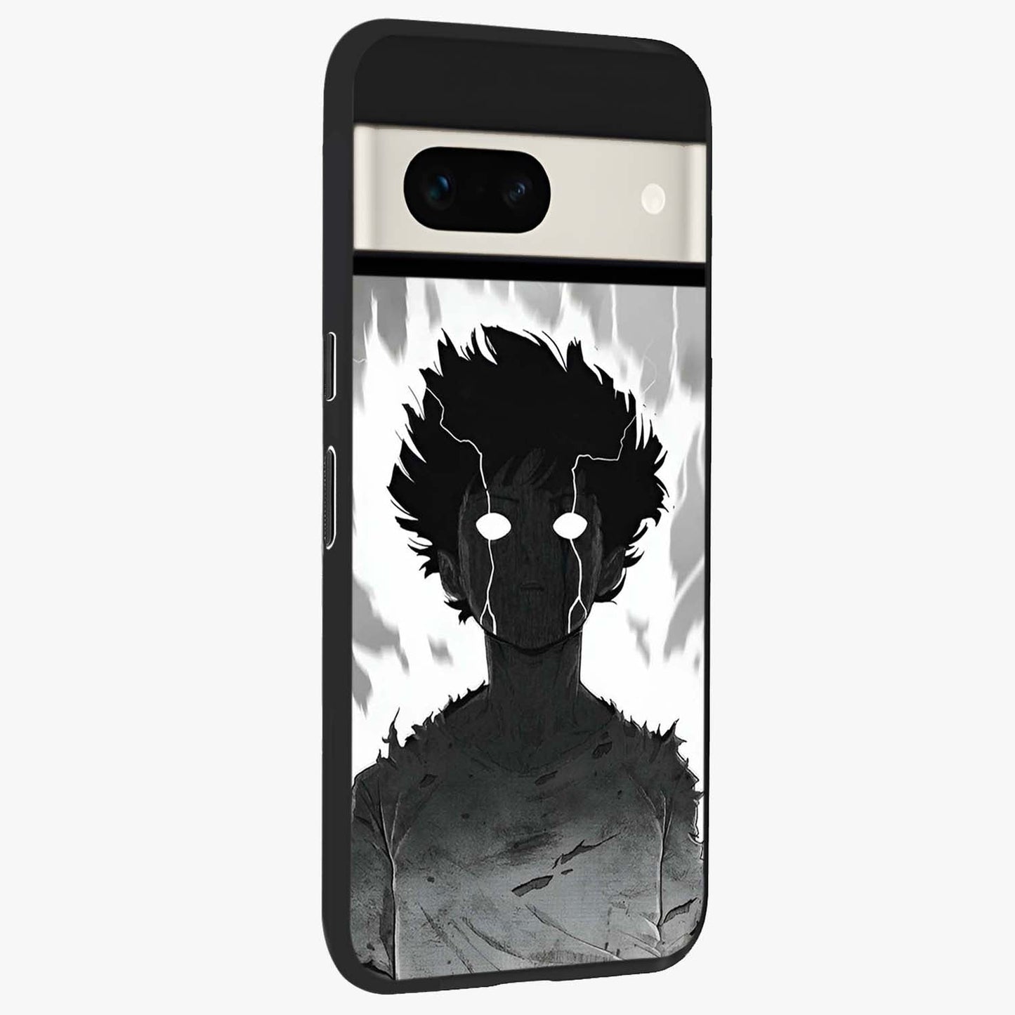 Awakened Inner Rage Glass Case upright view showcasing dramatic artwork with strong expressive aesthetic.