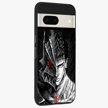 Berserker Blood Oath Glass Case upright view showcasing intense warrior aesthetic with dramatic artistic style.