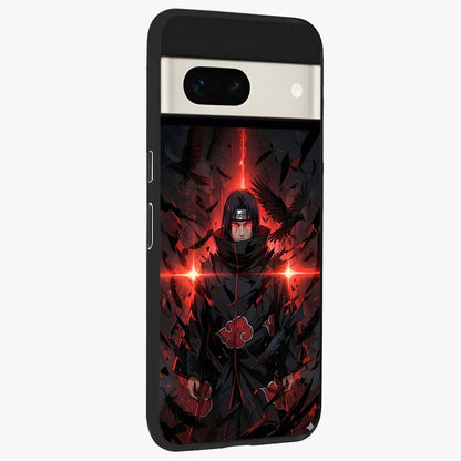 Focused Blade Discipline Glass Case upright view showcasing strong typography statement with sleek motivational theme.