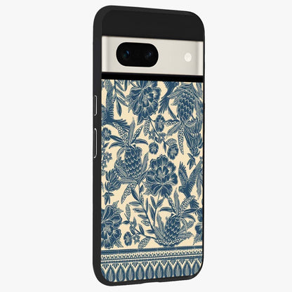 Heirloom Wild Bloom Glass Case upright view showcasing delicate wildflower artwork with timeless floral theme.