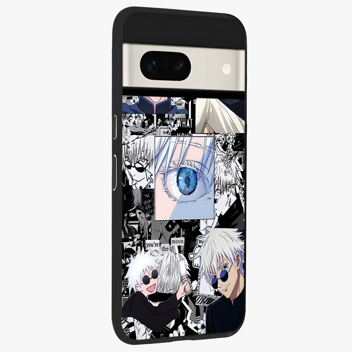 Infinity Sorcerer Chaos Glass Case upright view showcasing dramatic sorcerer artwork with chaotic mystical theme.