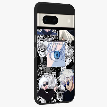 Infinity Sorcerer Chaos Glass Case upright view showcasing dramatic sorcerer artwork with chaotic mystical theme.