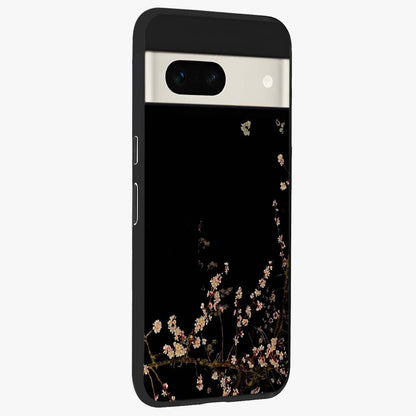 Petal Moon Light With Custom Name Glass Case upright view showcasing elegant floral moon artwork with personalized aesthetic.