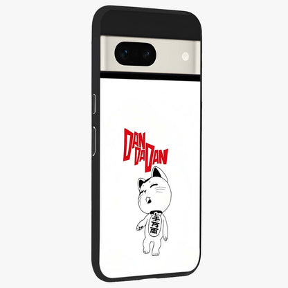 Playful Spirit Charm Glass Case upright view showcasing vibrant charm artwork with fun artistic theme.