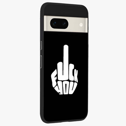 Rebel Mode On Glass Case upright view showcasing striking statement artwork with bold rebellious theme.