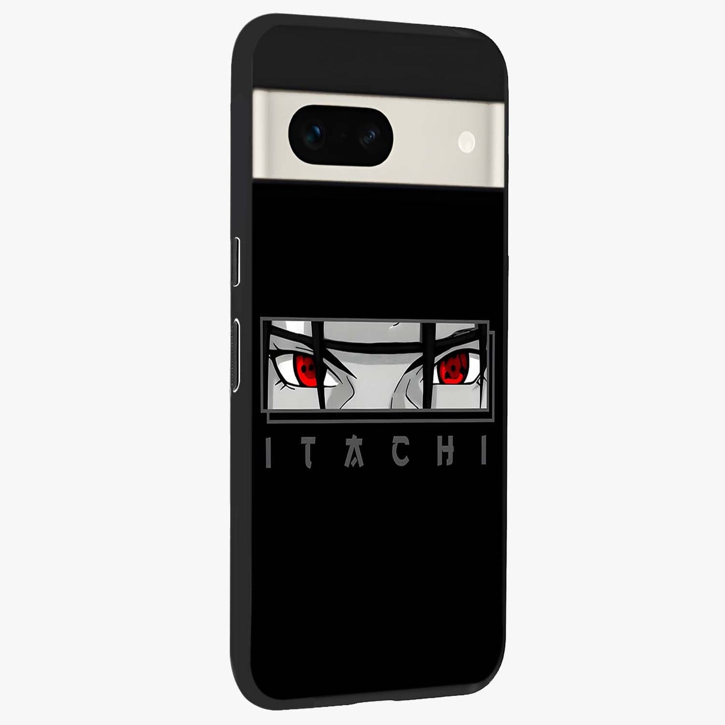 Scarlet Gaze Dominance Glass Case upright view showcasing powerful dramatic artwork with dominant artistic theme.