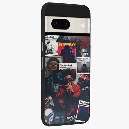 The Weeknd Glass Case upright view showcasing bold music themed artwork with contemporary artistic style.