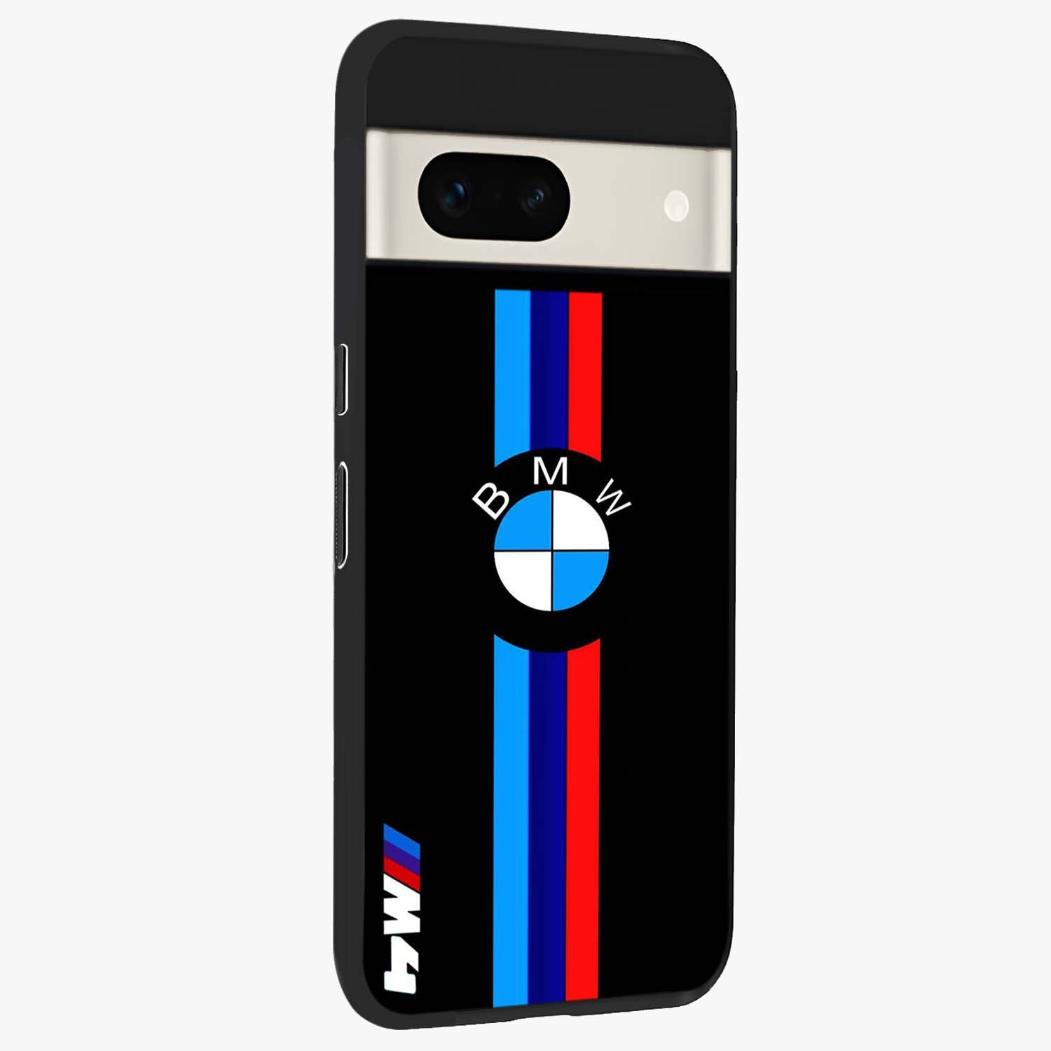 Turbo BMW Beast Glass Case upright view showcasing powerful car artwork with modern motorsport theme.