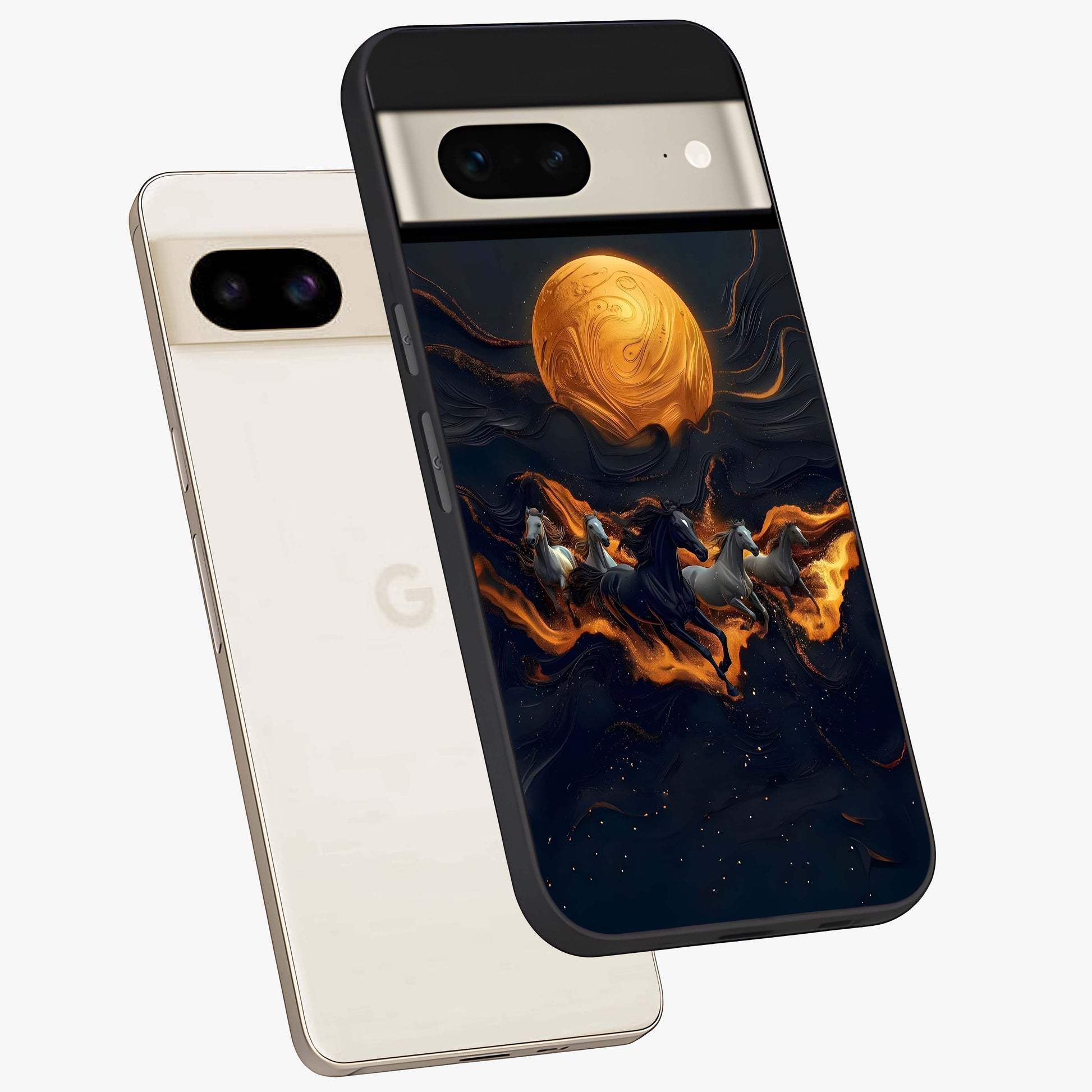 Golden Royal Heritage Glass Case displayed in angled mockup highlighting luxurious heritage design with golden aesthetic style.
