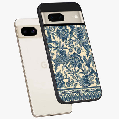 Heirloom Wild Bloom Glass Case displayed in angled mockup highlighting botanical bloom design with classic aesthetic style.