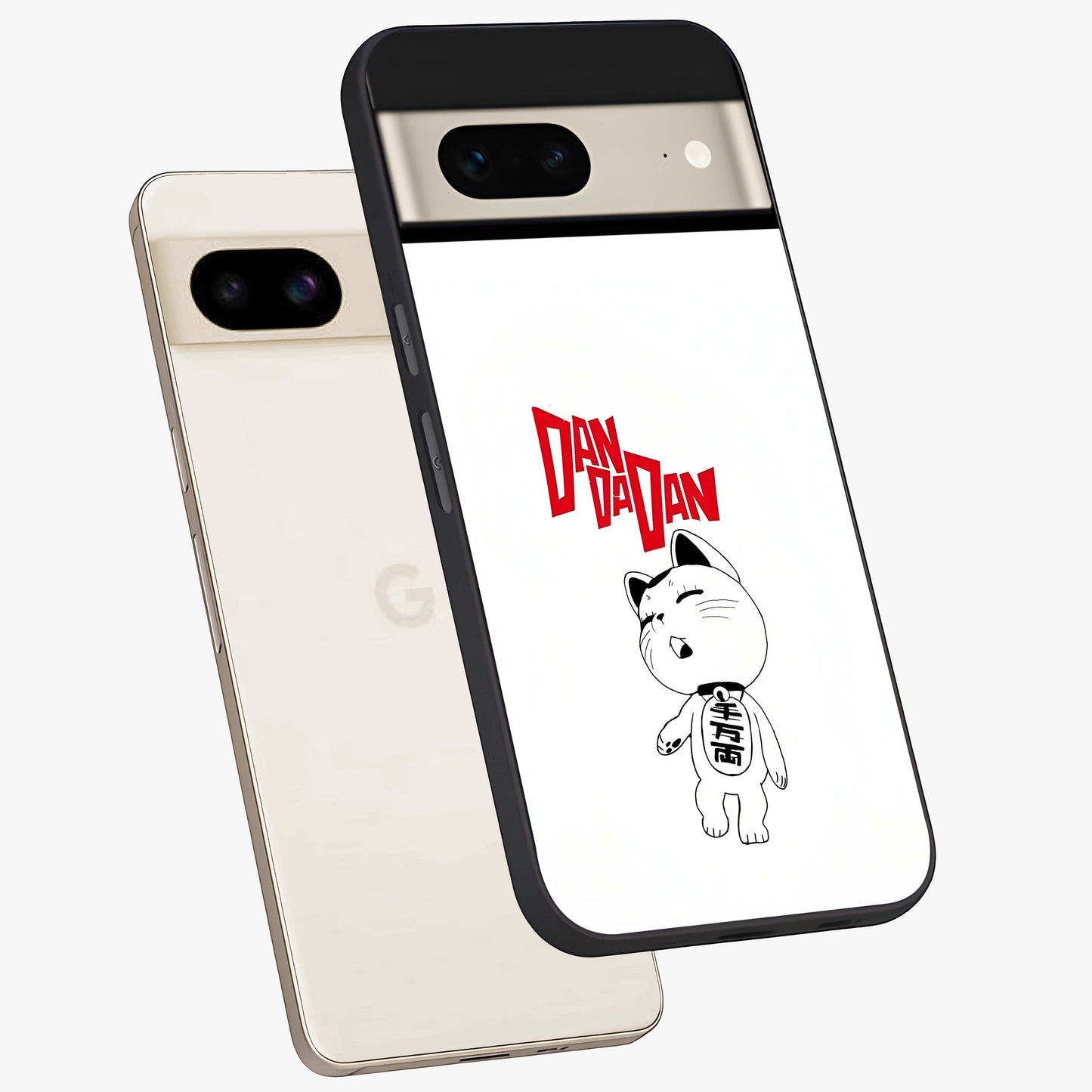 Playful Spirit Charm Glass Case displayed in angled mockup highlighting lively decorative design with playful aesthetic style.