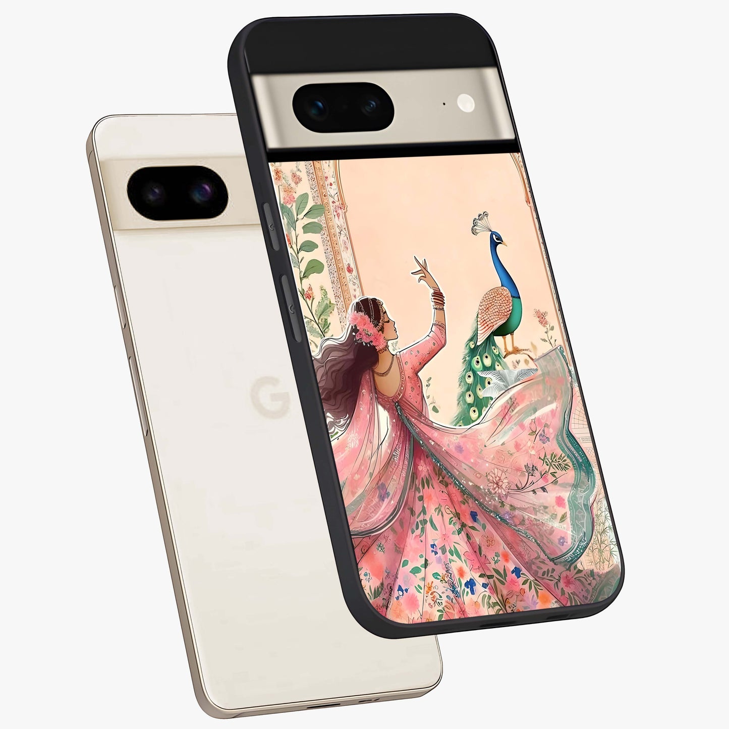 Royal Grace Muse Glass Case displayed in angled mockup highlighting graceful design with refined royal aesthetic.