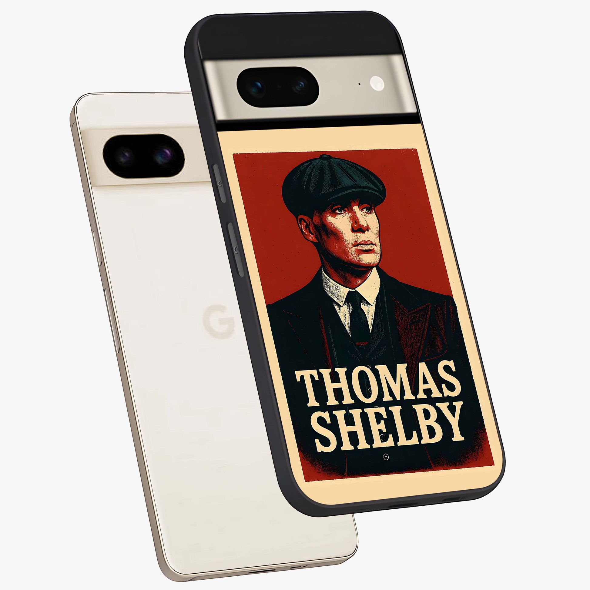 Vintage Mafia Authority Glass Case displayed in angled mockup highlighting powerful retro design with classic gangster aesthetic.