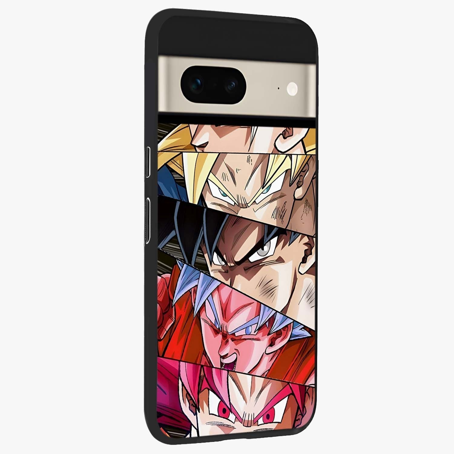 Anime Character Glass Case upright view showcasing expressive anime artwork with bold graphic style.
