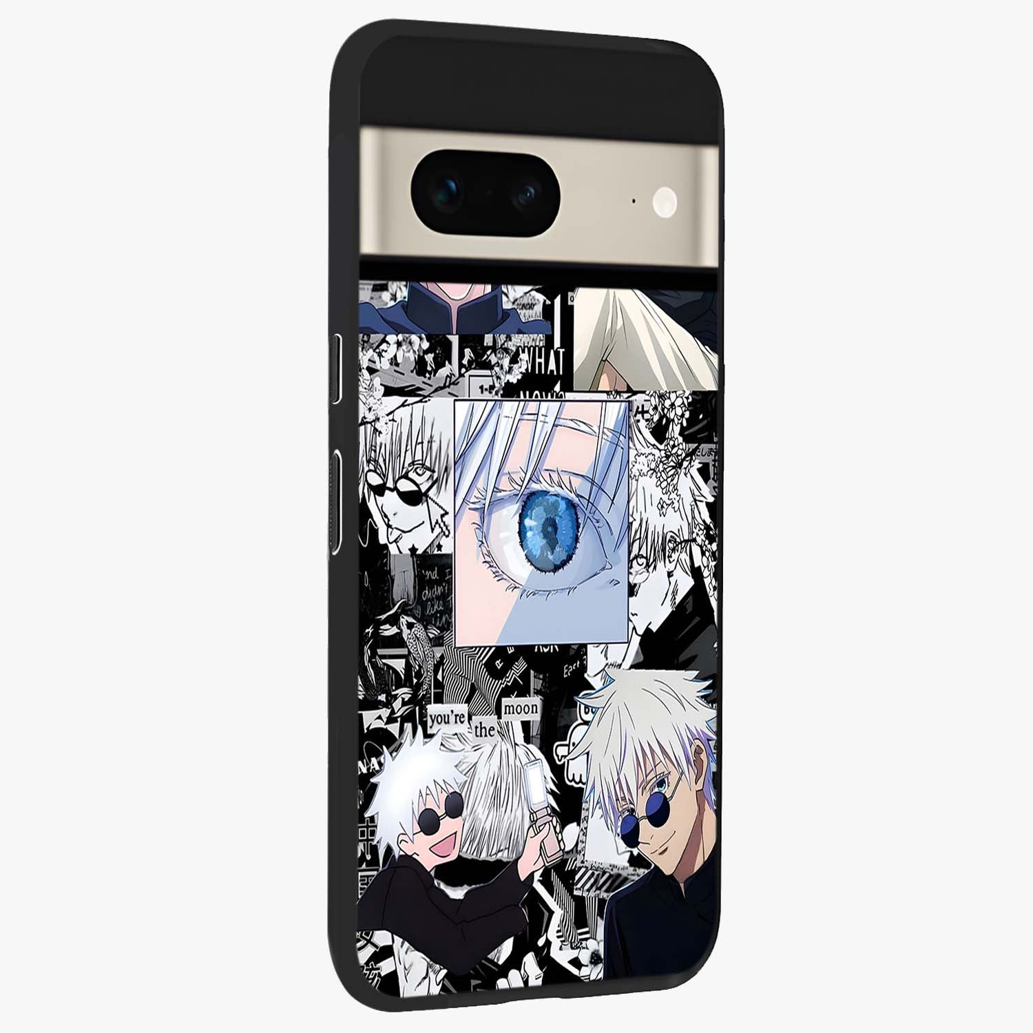 Infinity Sorcerer Chaos Glass Case upright view showcasing dramatic sorcerer artwork with chaotic mystical theme.