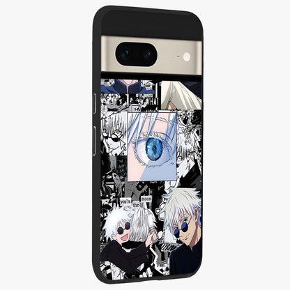 Infinity Sorcerer Chaos Glass Case upright view showcasing dramatic sorcerer artwork with chaotic mystical theme.