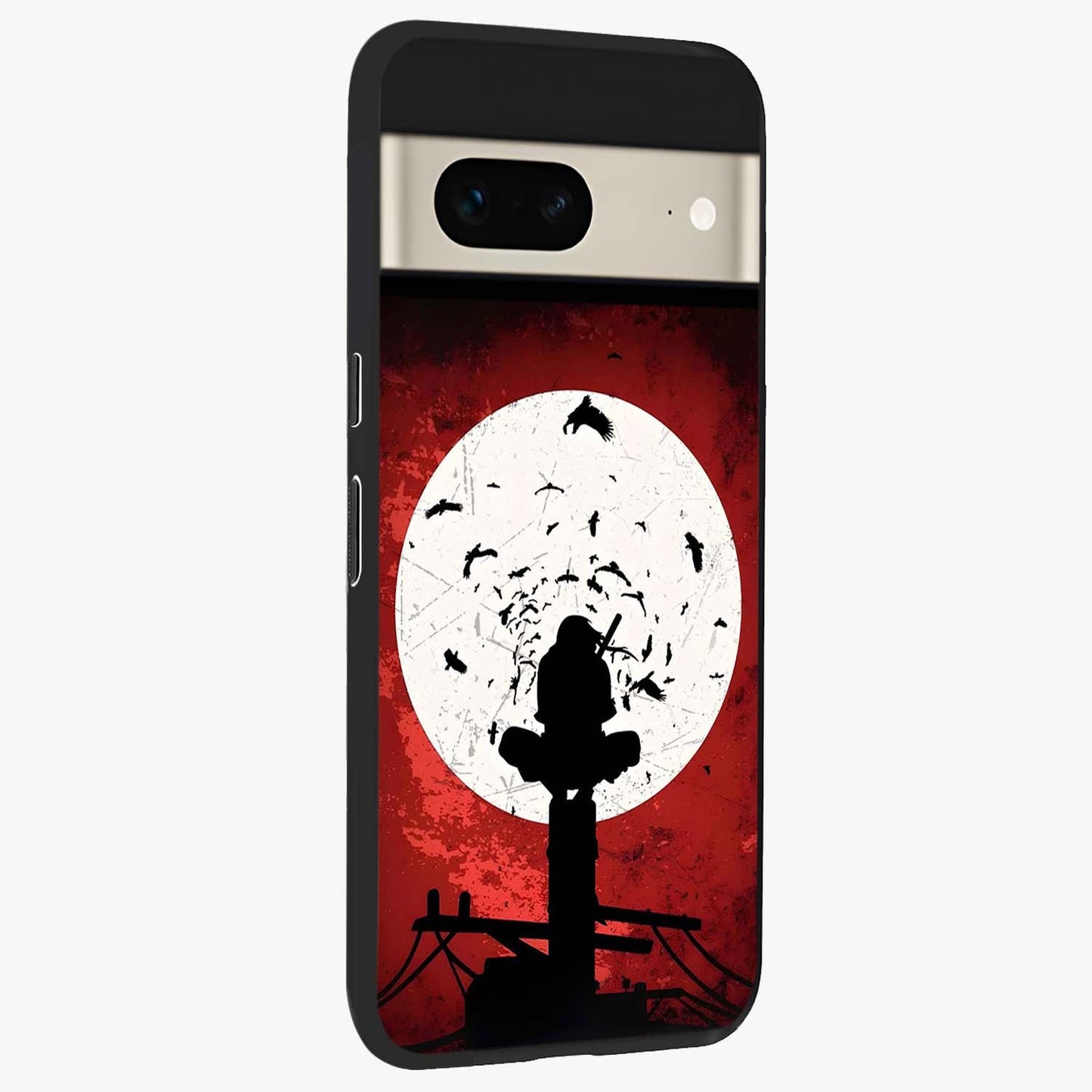 It Comes In Waves Quote Glass Case upright view showcasing calm wave artwork with motivational quote theme.