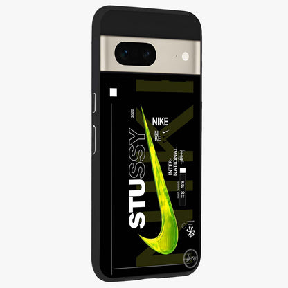 Neon Street Edition Glass Case upright view showcasing colorful neon artwork with modern street culture theme.