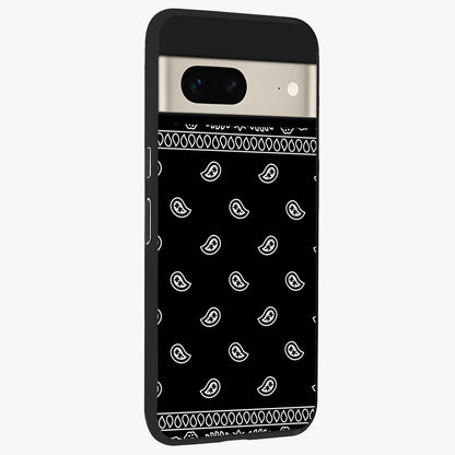 Retro Rebel Threads Glass Case upright view showcasing stylish vintage artwork with bold retro theme.