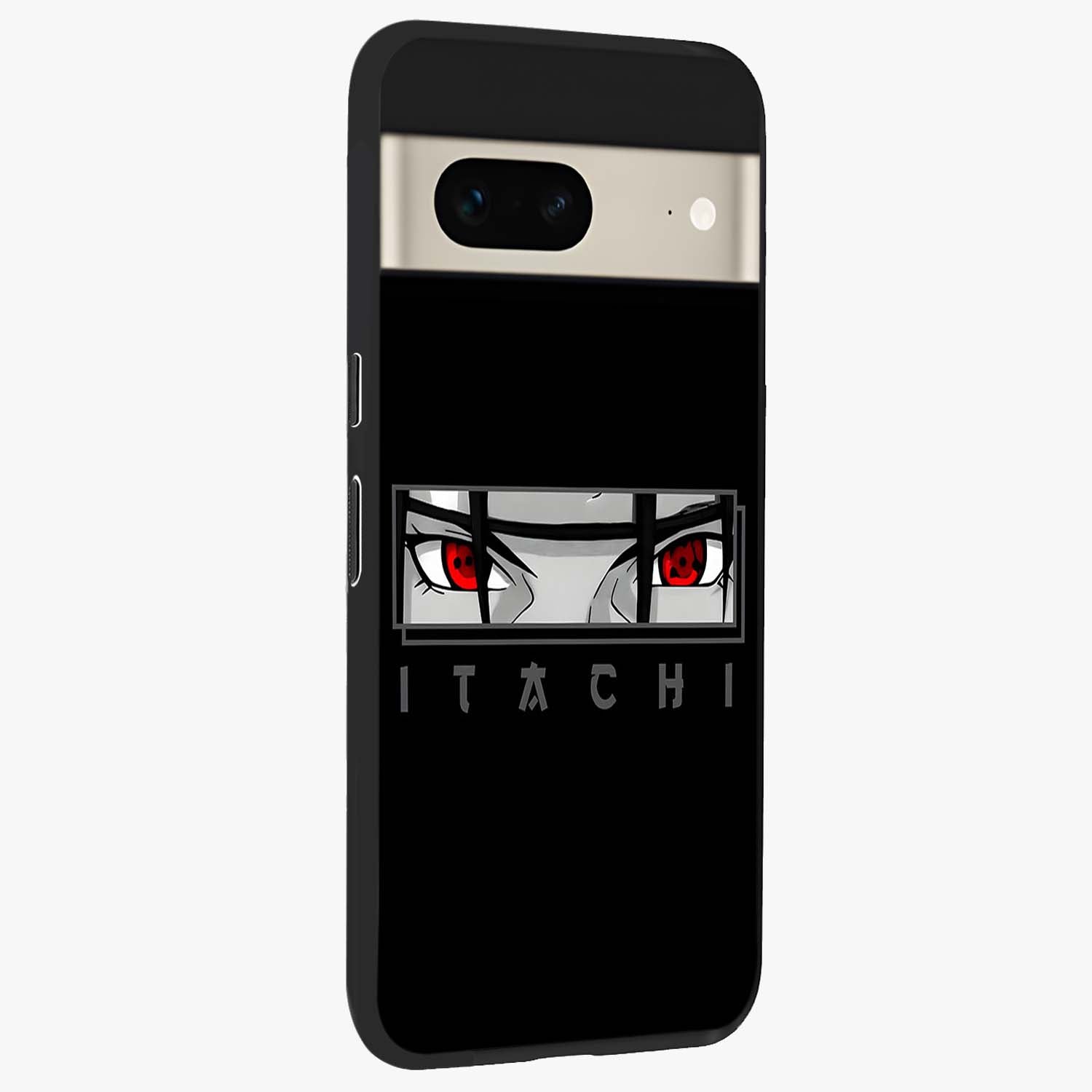 Scarlet Gaze Dominance Glass Case upright view showcasing powerful dramatic artwork with dominant artistic theme.