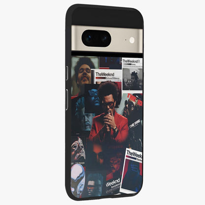 The Weeknd Glass Case upright view showcasing bold music themed artwork with contemporary artistic style.