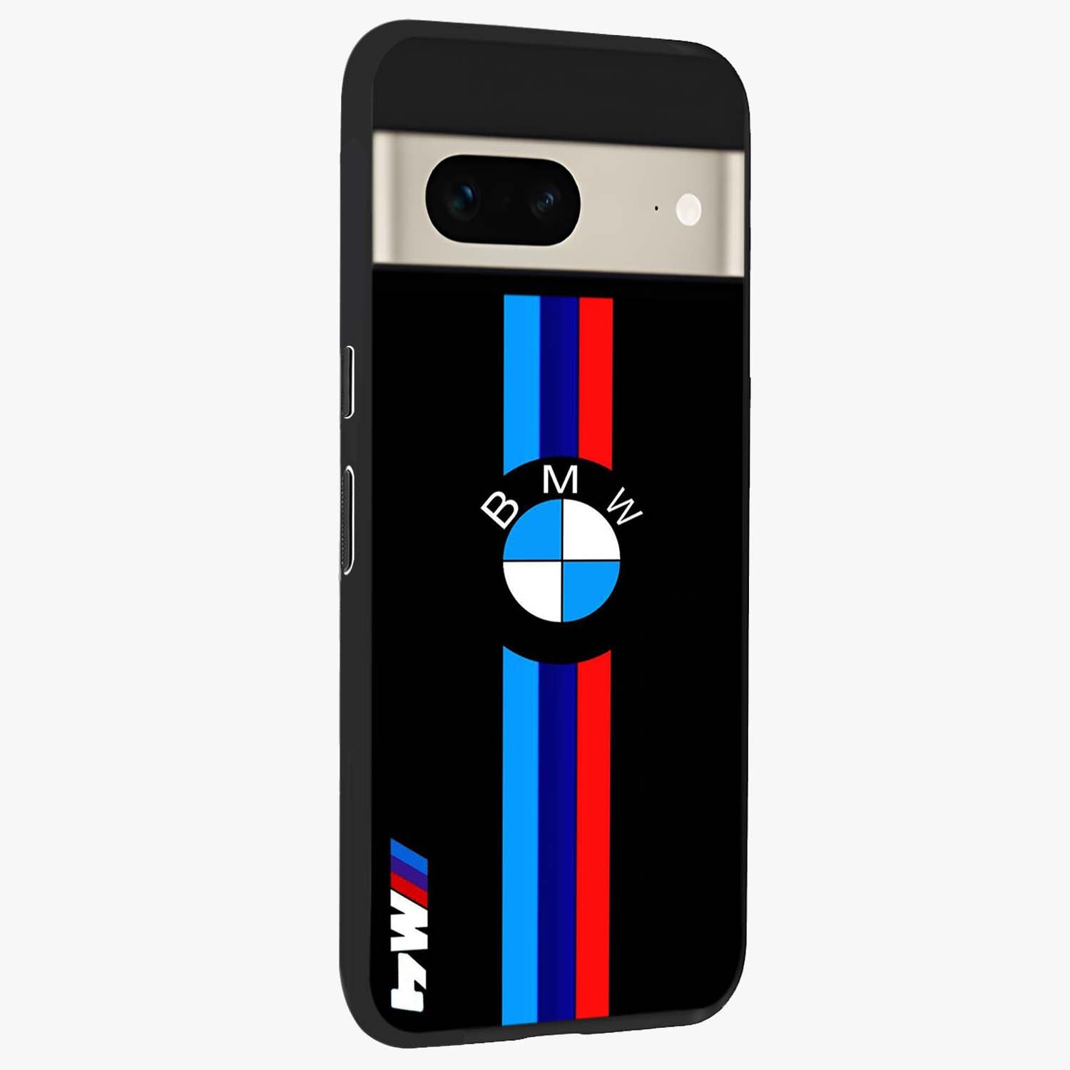 Turbo BMW Beast Glass Case upright view showcasing powerful car artwork with modern motorsport theme.
