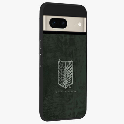 Wings Of Freedom Glass Case upright view showcasing powerful wings artwork with freedom themed design.