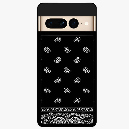 Retro Rebel Threads Glass Case showing flat back view with vintage street style artwork and glossy glass finish.
