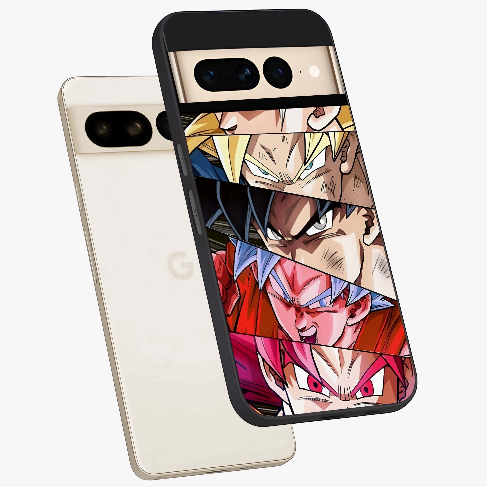 Anime Character Glass Case displayed in angled mockup highlighting colorful anime character illustration.