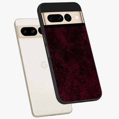 Crimson Fade Flow Glass Case displayed in angled mockup highlighting smooth gradient design with modern aesthetic style.