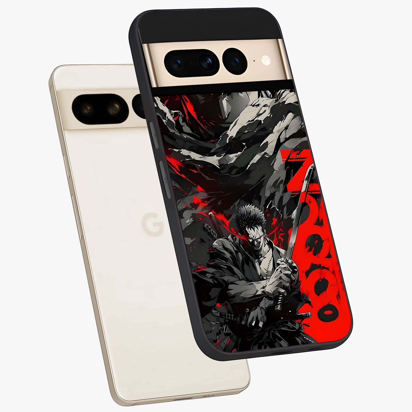 Demon Sword Resolve Glass Case displayed in angled mockup highlighting powerful demon sword illustration with dark fantasy aesthetic.