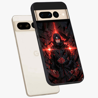 Focused Blade Discipline Glass Case displayed in angled mockup highlighting clean minimal text artwork with modern aesthetic style.