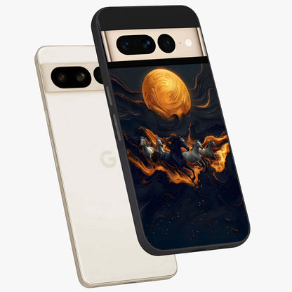 Golden Royal Heritage Glass Case displayed in angled mockup highlighting luxurious heritage design with golden aesthetic style.