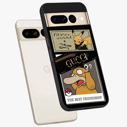Gucci Play Mashup Glass Case displayed in angled mockup highlighting stylish fashion mashup design with bold aesthetic.