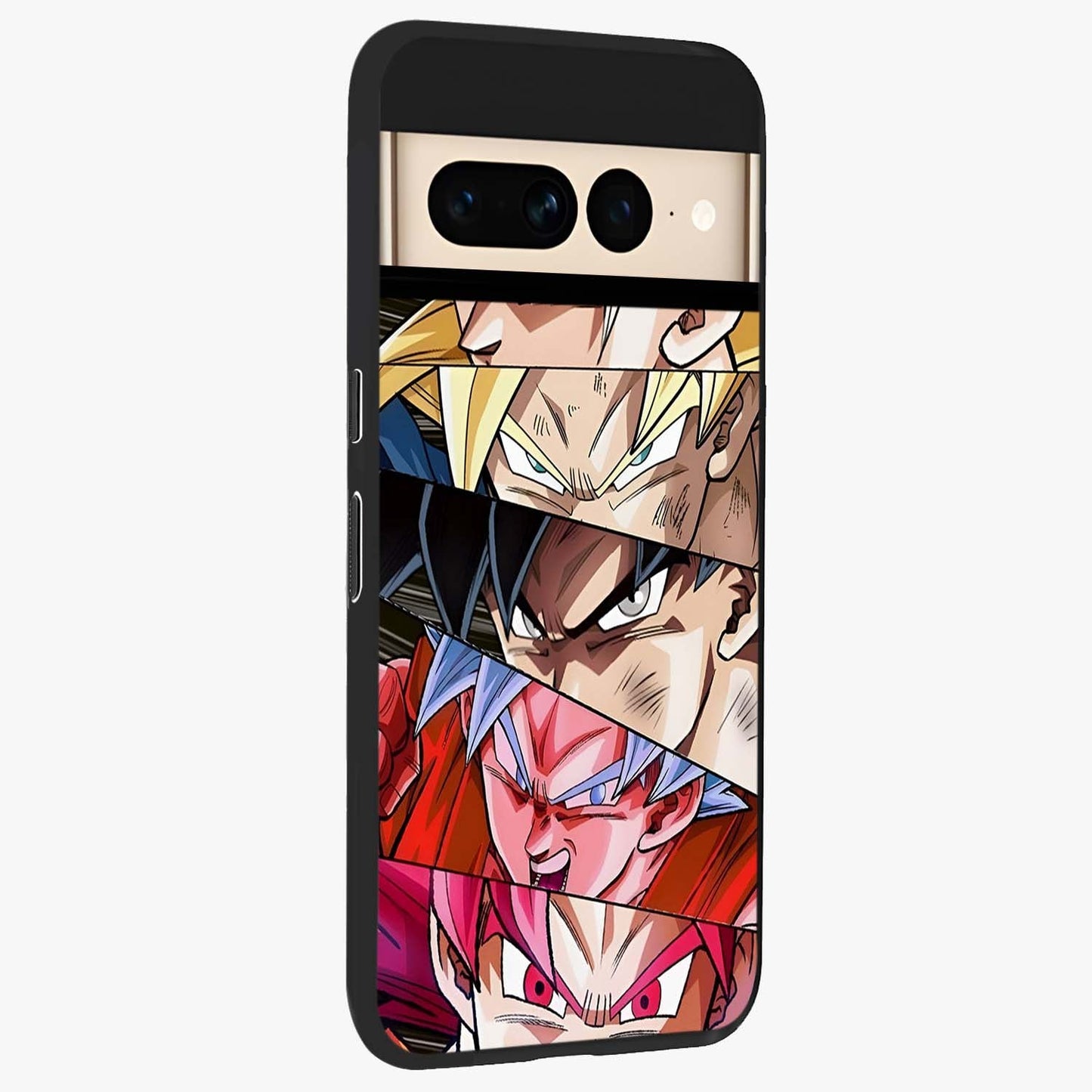 Anime Character Glass Case upright view showcasing expressive anime artwork with bold graphic style.