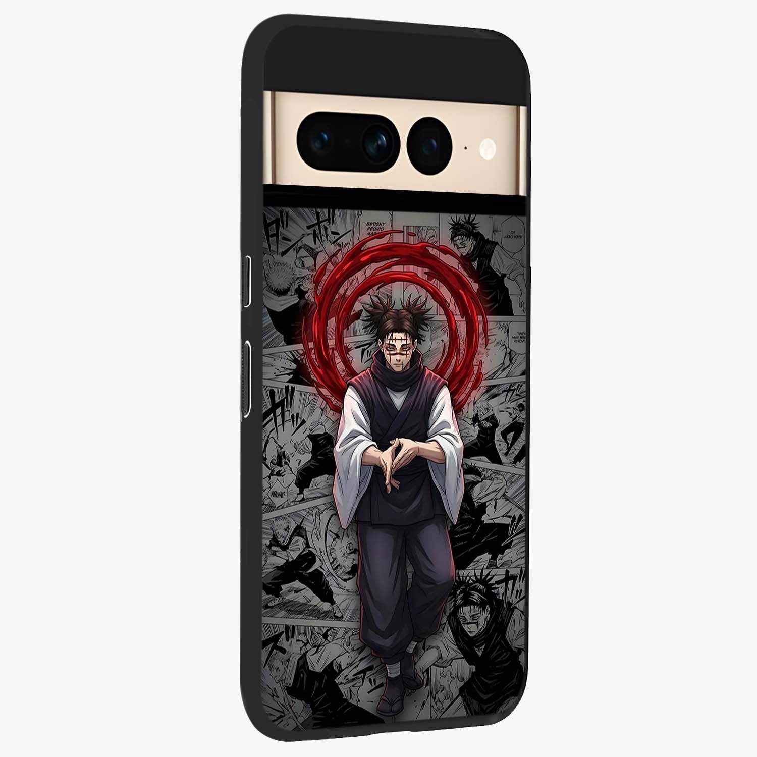 Cursed Ritual Ascension Glass Case upright view showcasing powerful ascension artwork with dark fantasy theme.