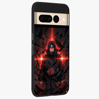 Focused Blade Discipline Glass Case upright view showcasing strong typography statement with sleek motivational theme.