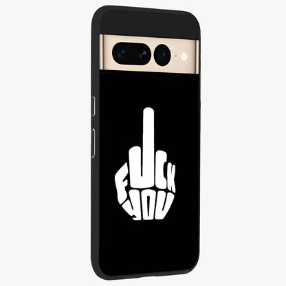 Rebel Mode On Glass Case upright view showcasing striking statement artwork with bold rebellious theme.