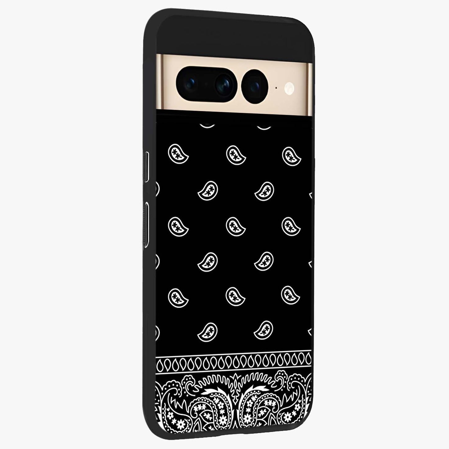 Retro Rebel Threads Glass Case upright view showcasing stylish vintage artwork with bold retro theme.