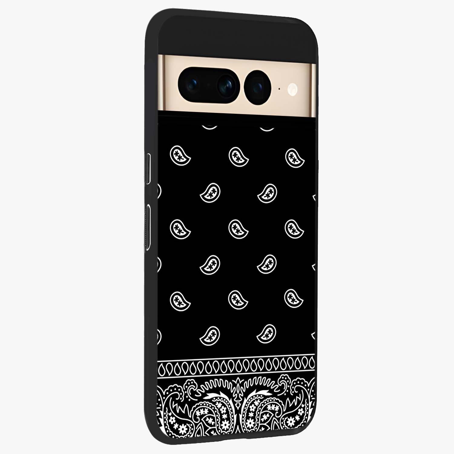 Retro Rebel Threads Glass Case upright view showcasing stylish vintage artwork with bold retro theme.