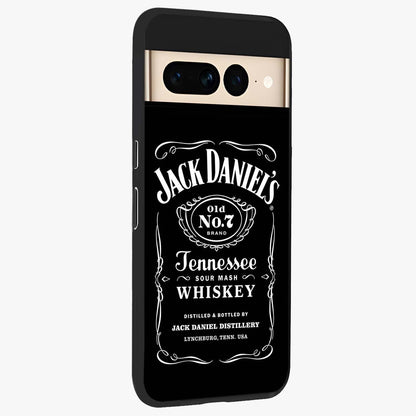 Vintage Whiskey Heritage Glass Case upright view showcasing stylish vintage whiskey artwork with timeless bar culture theme.