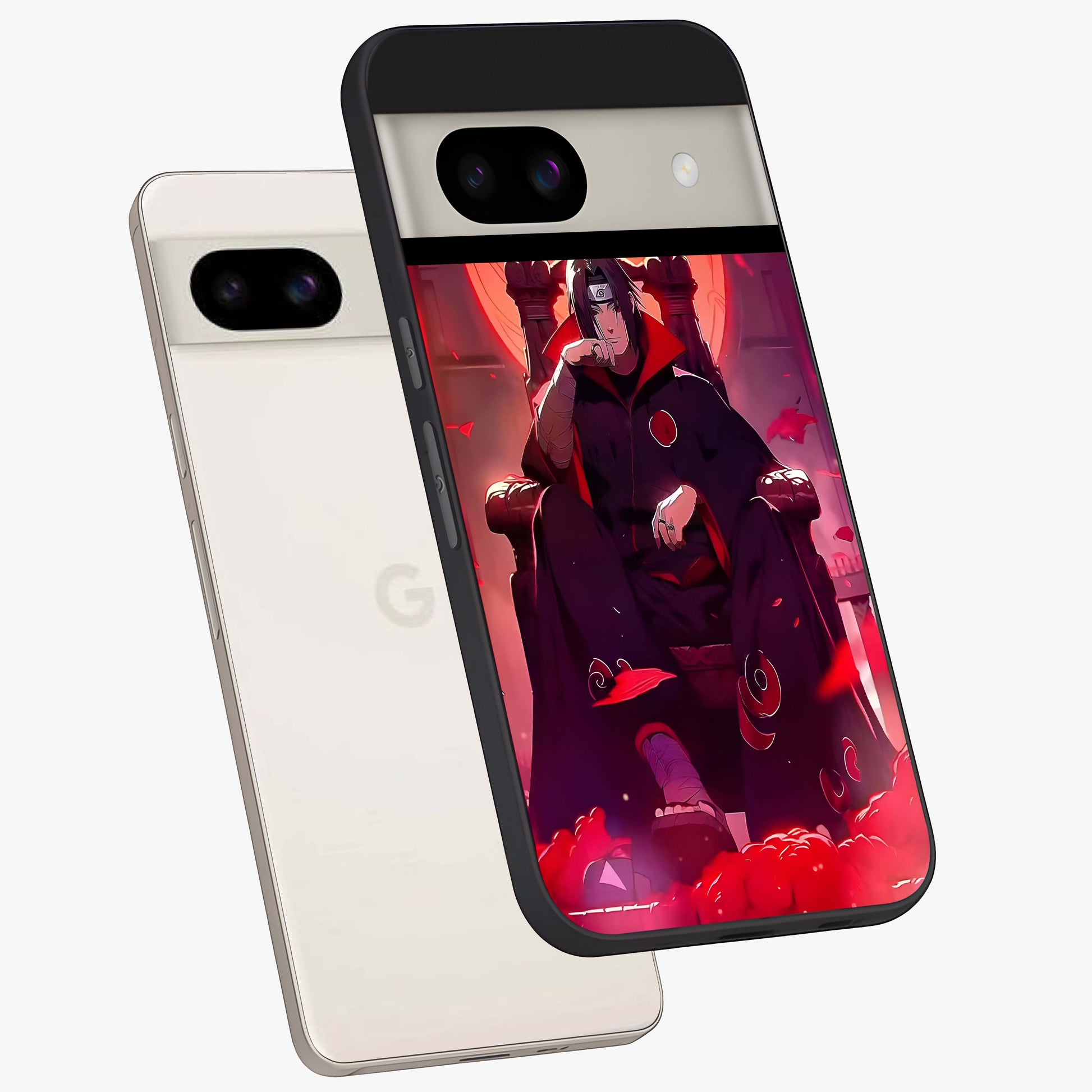 Blood Moon Sovereign Glass Case displayed in angled mockup highlighting dark celestial moon design and dramatic theme.