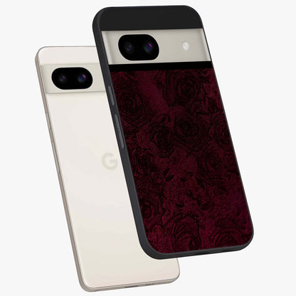 Crimson Fade Flow Glass Case displayed in angled mockup highlighting smooth gradient design with modern aesthetic style.