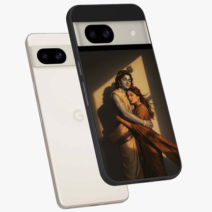 Divine Eternal Love Glass Case displayed in angled mockup highlighting elegant divine inspired design with peaceful aesthetic.